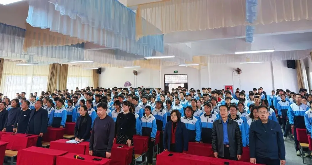 策马扬鞭,百日竞渡,决胜中考——榆中县和平中学中考动员大会 第14张