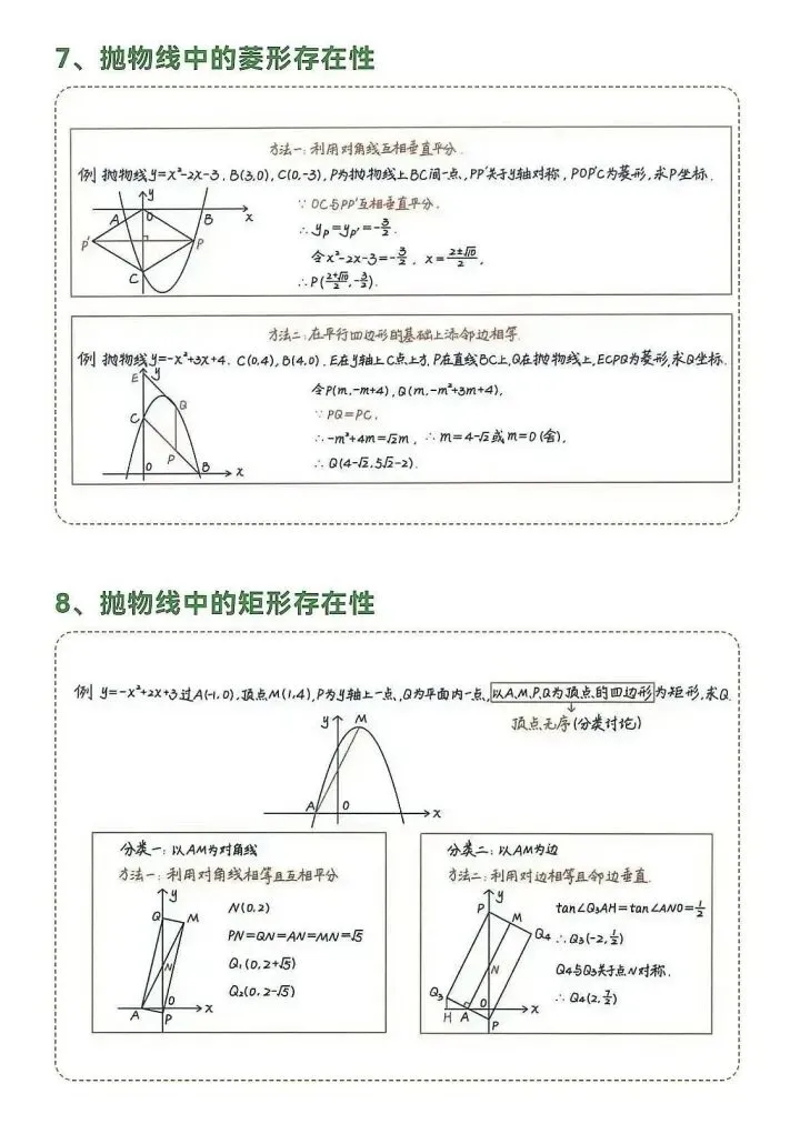 中考数学压轴题解题技巧(二次函数) 第4张