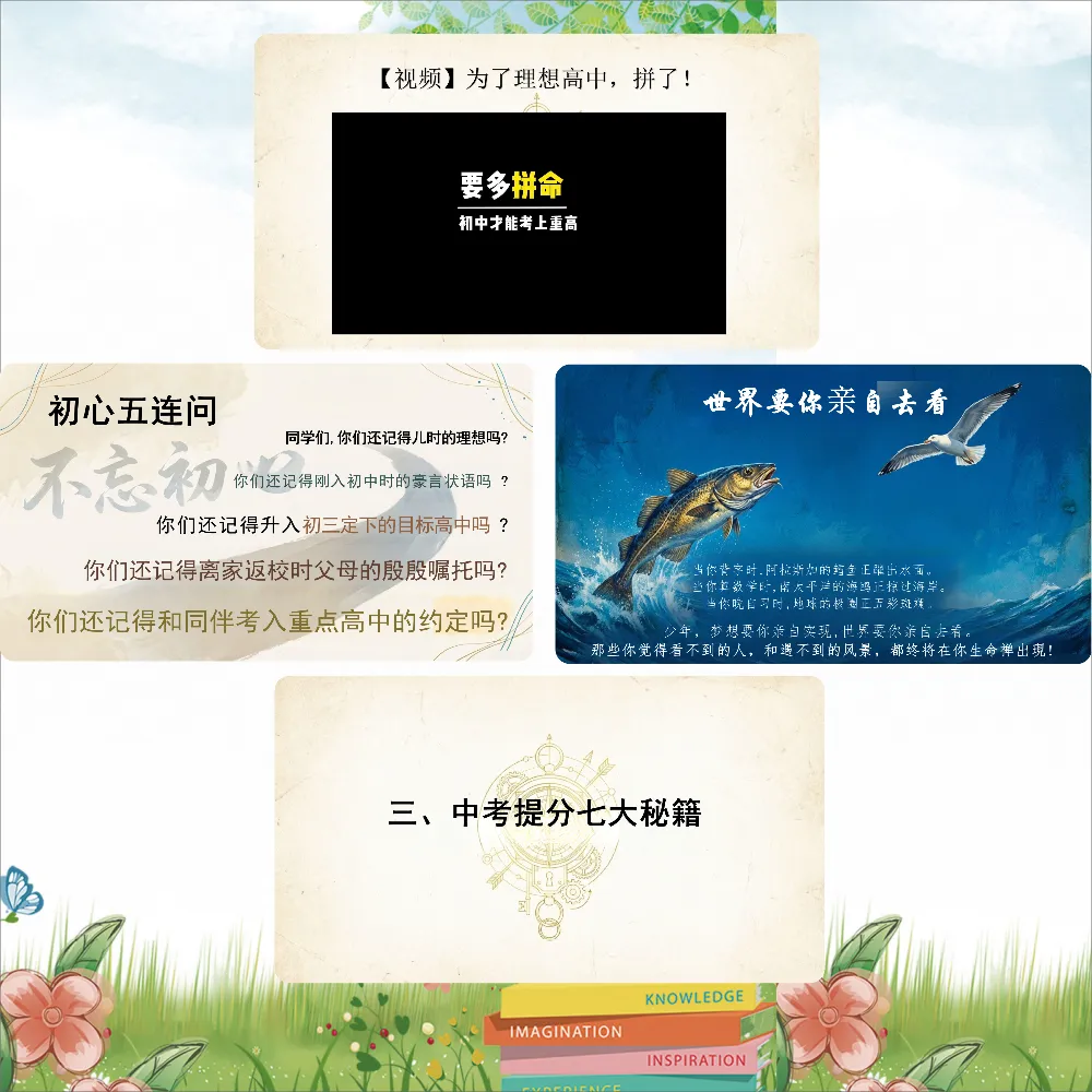 2026中考百日冲刺,100天,我们大有可为!(最后一百天,让我们以冠军的心态,赴这场青春之约!) 第9张