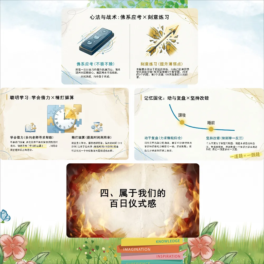 2026中考百日冲刺,100天,我们大有可为!(最后一百天,让我们以冠军的心态,赴这场青春之约!) 第10张