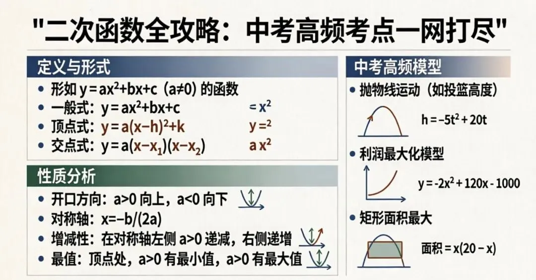 -中考数学重难点突破:二次函数 第2张