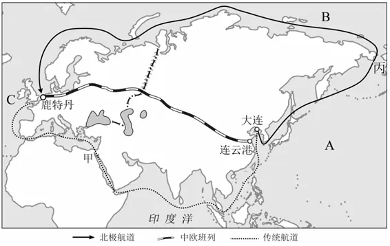 2026年地理中考热点(十一)全球首条中欧北极集装箱航线首航 第16张