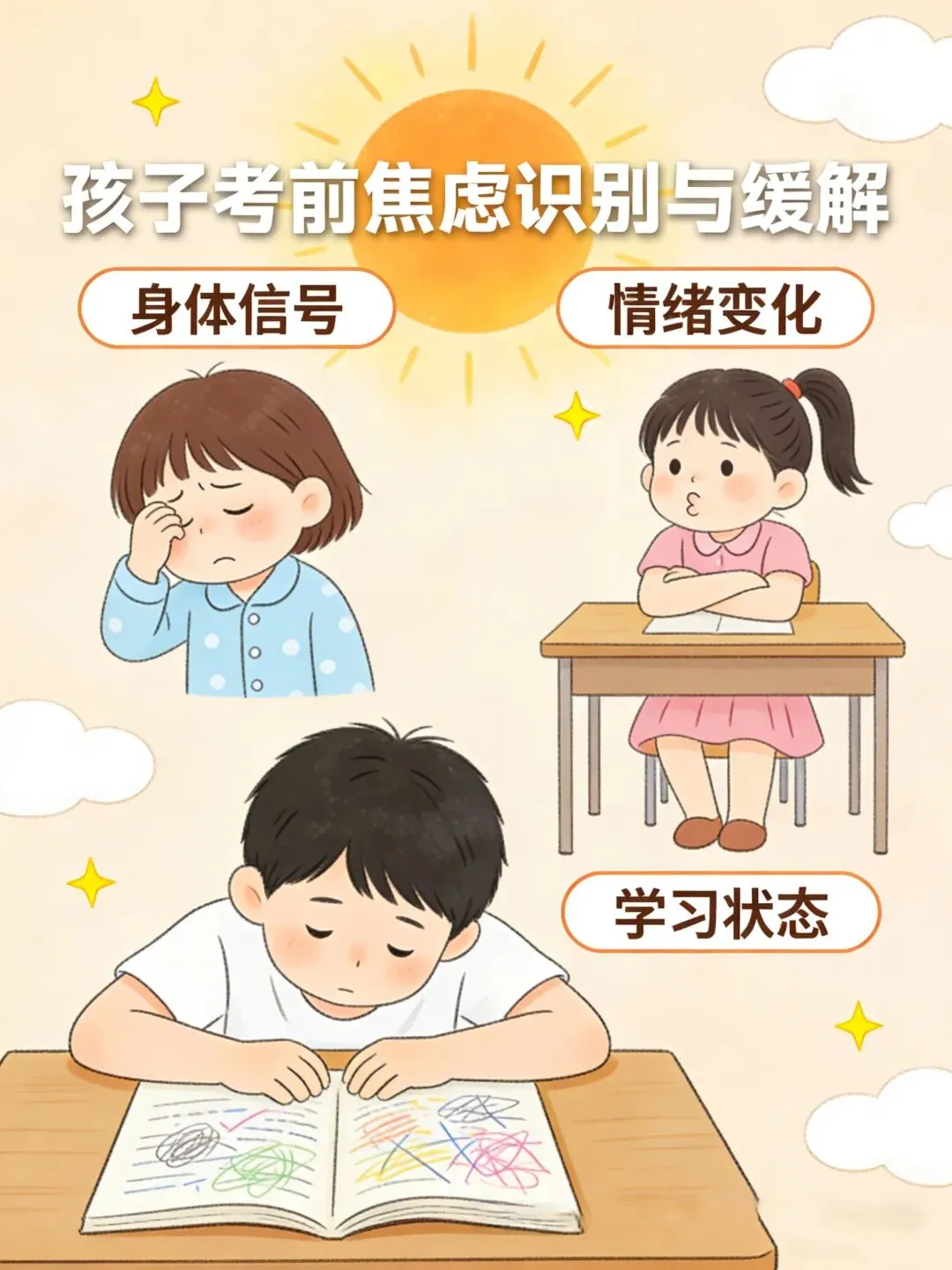 中考考前焦虑,孩子的状态你真的看懂了吗? 第1张