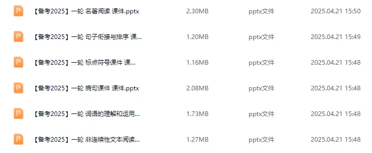 【限时免费】中考语文复习专题课件汇总——全部免费领取啦! 第12张