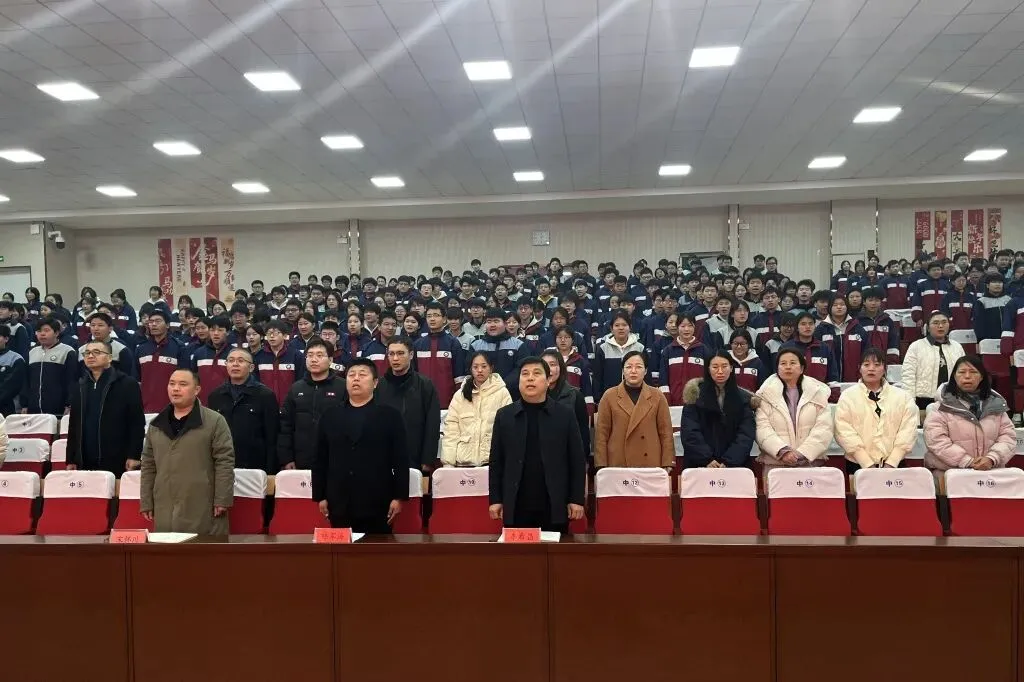 乘风破浪,决战百日——我校隆重举行决胜中考百日誓师大会 第25张