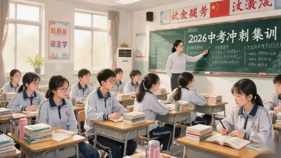 2026中考倒计时|初四中考集训班 第2张