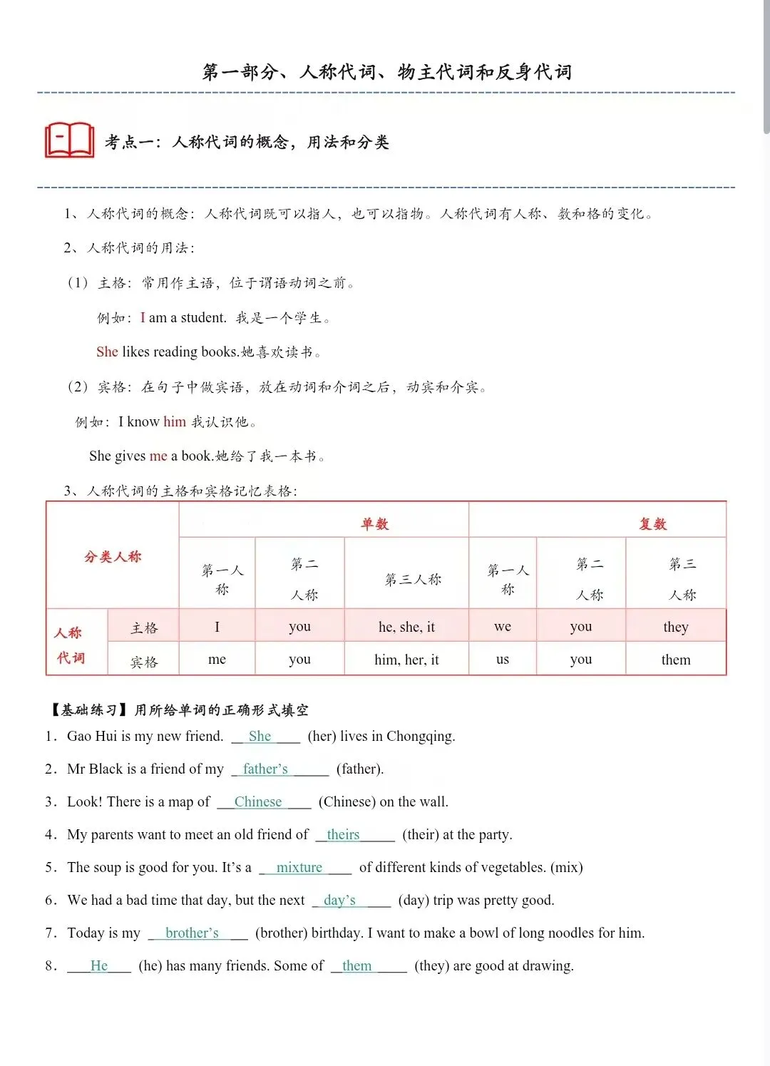 2026中考英语讲通练透八大部分电子资料 第7张