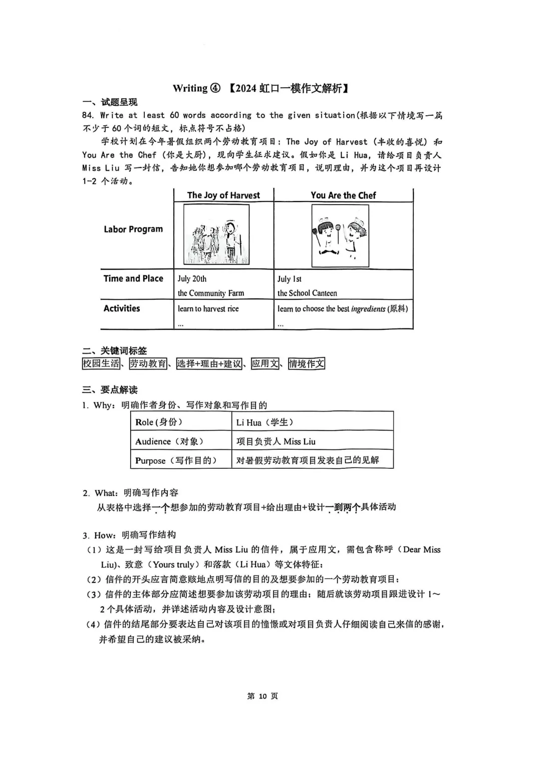 2023-2026上海中考一模作文要点解析 第40张