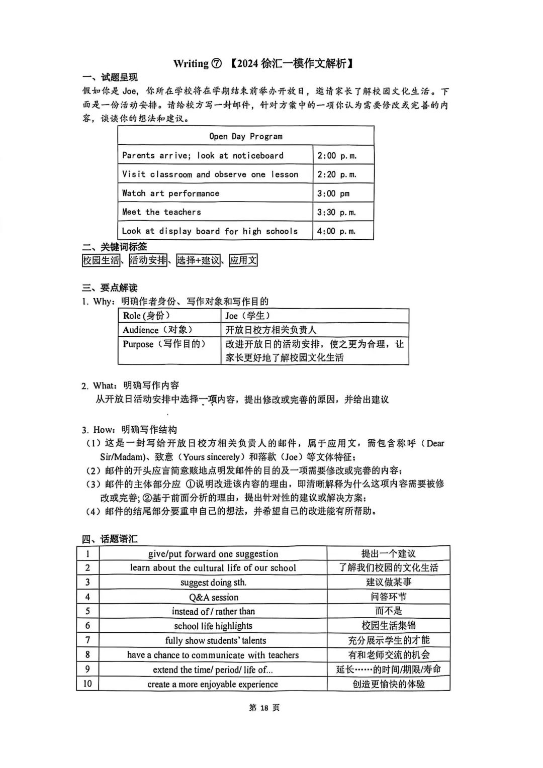 2023-2026上海中考一模作文要点解析 第47张