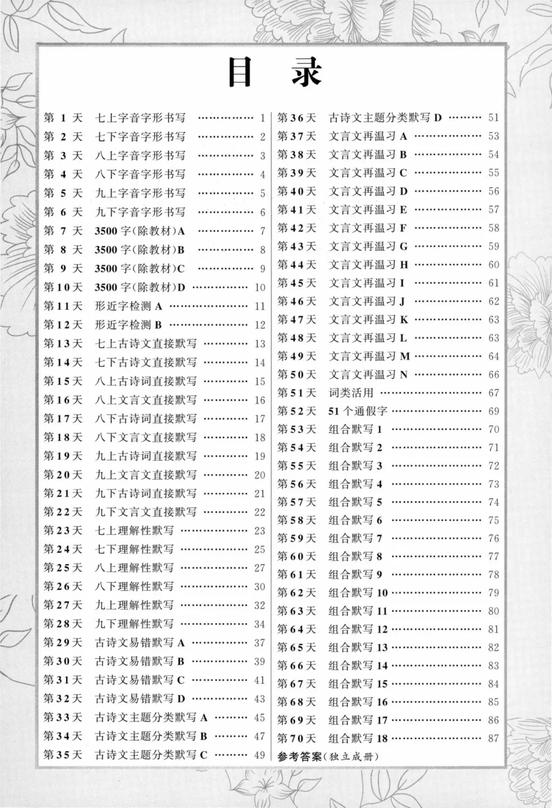 2026年中考语文【基础默写】字词+古诗词+文言文+组合默写! 第2张