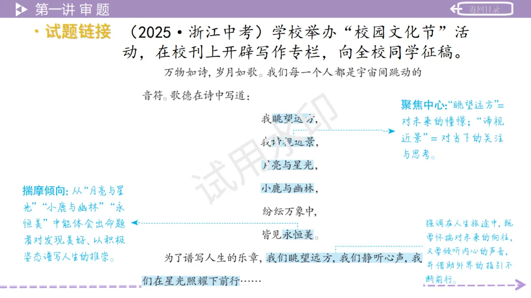 《2026中考总复习精华版》【作文生花】第一部分 高分写作技法 第9张