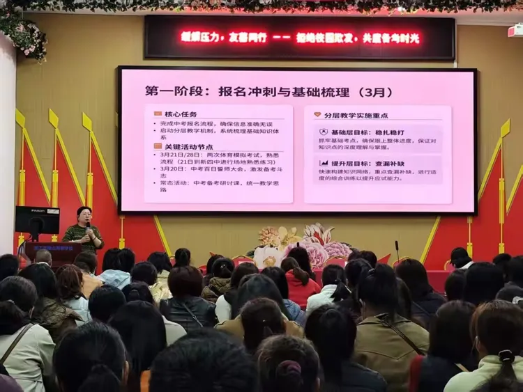 凝心聚力迎中考 家校携手助圆梦 —— 湛江市霞山海景学校九年级备考暨报名家长会 第21张