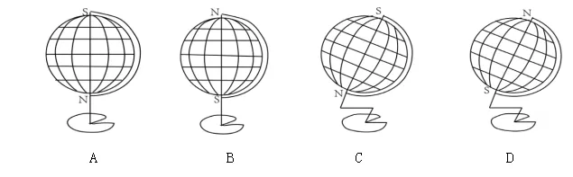 【鸣识优学家】中考地理·真题分类卷·地球的宇宙环境(一)·地球仪(二) 第9张