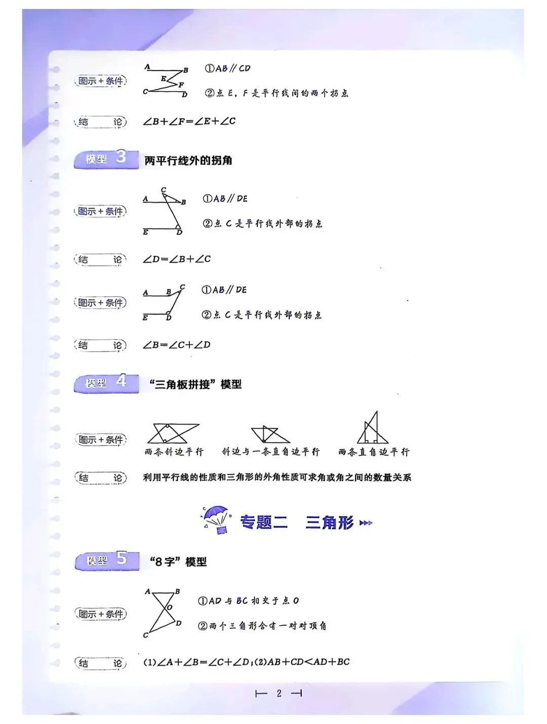 2026中考数学58个几何模型 第2张