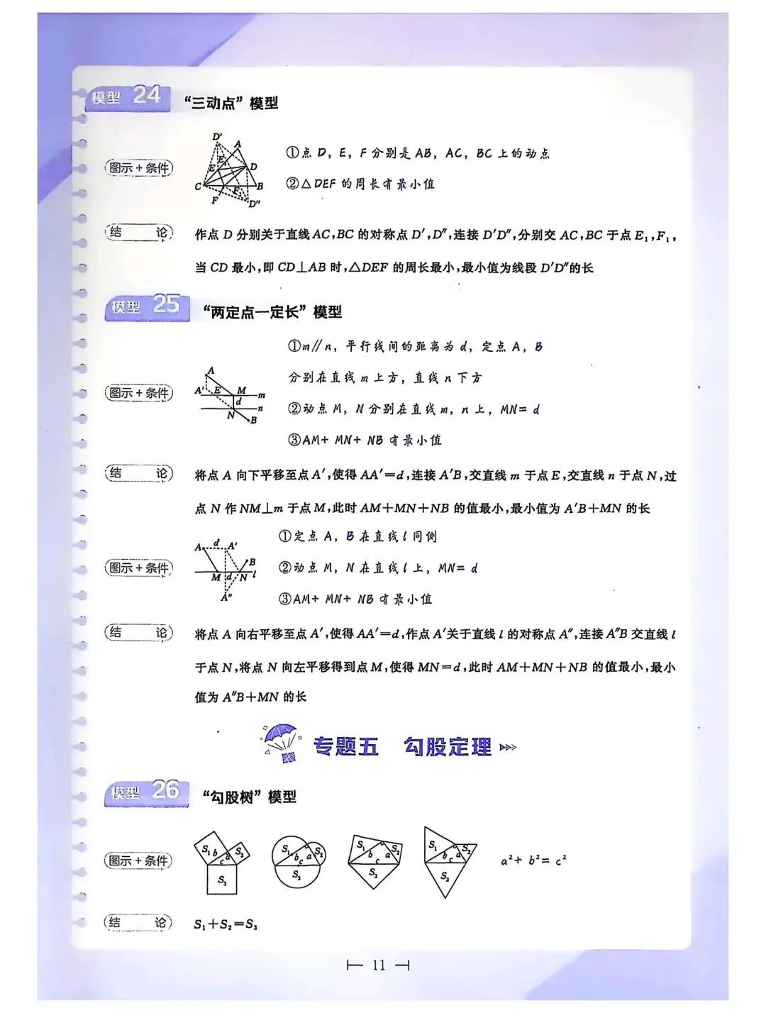 2026中考数学58个几何模型 第11张