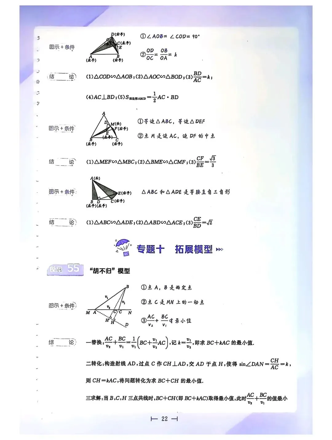 2026中考数学58个几何模型 第22张