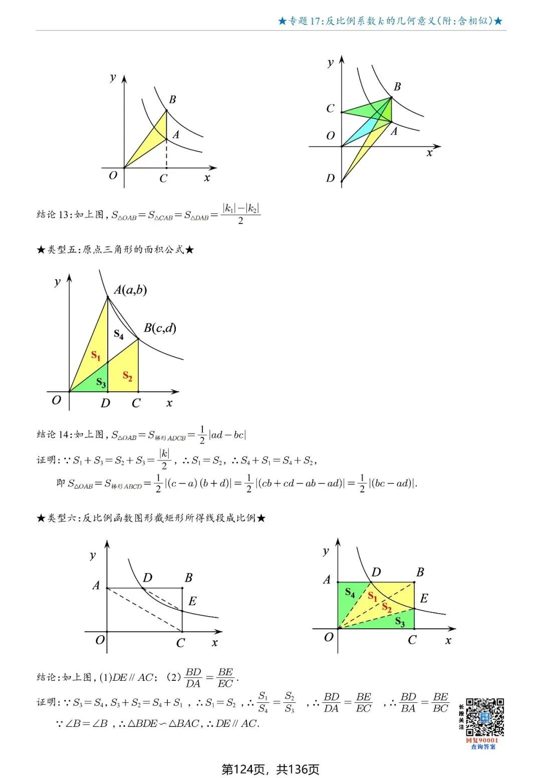 2026中考数学 反比例系数K值的几何意义90004 第6张