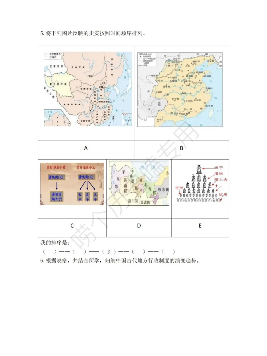 中考历史专题复习一:中国古代政治 第15张