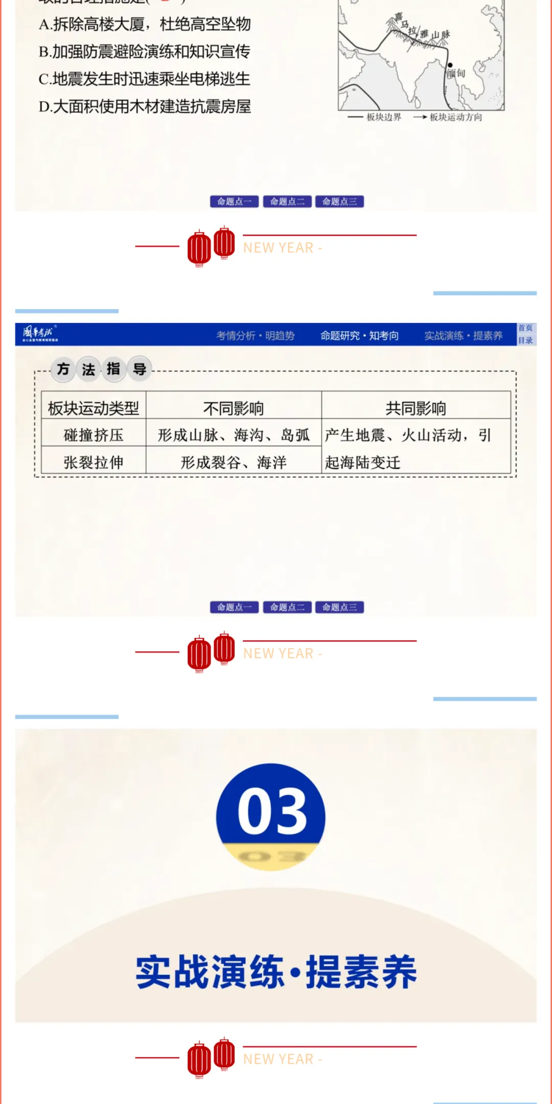 2026湖北版《解密中考• 地理》微专题3 陆地和海洋 第8张