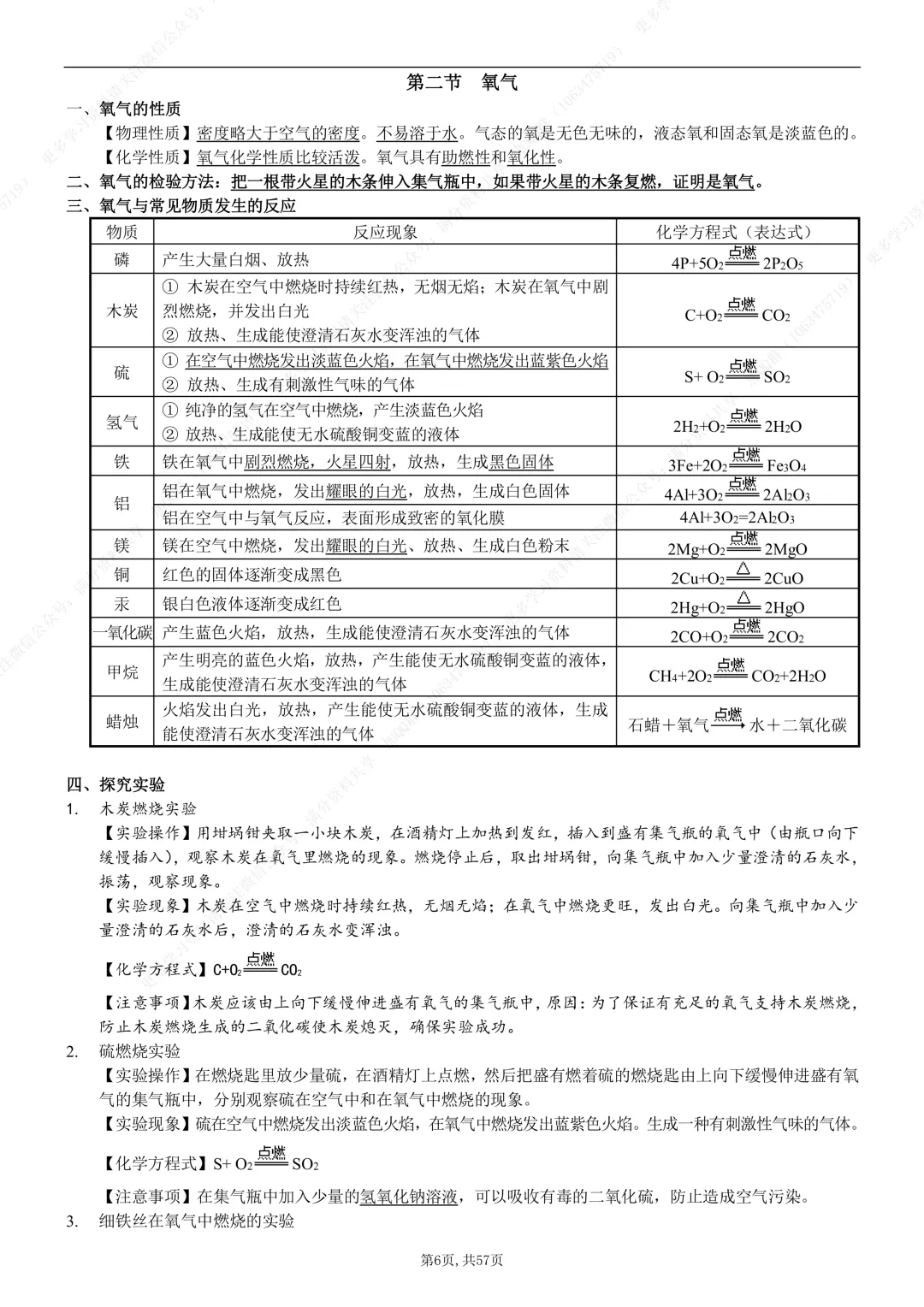 【初中化学】2026初中化学中考总复习知识总结,电子版可打印 第7张