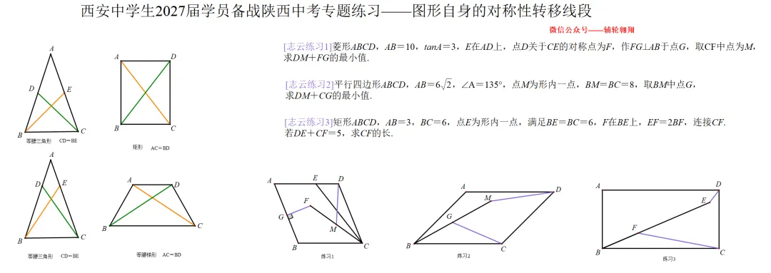 2027届陕西中考-西工大附中初二下学期大练习(一)校内原卷真卷 第8张