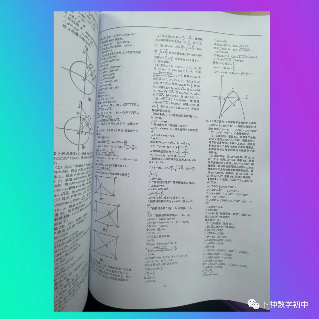 中考研究最前沿《名校中考专题研讨》折叠问题/旋转问题/含参问题/几何最值/分类讨论/创新定义 第19张