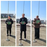 【庆丰教育】百日砺剑 决胜中考——建湖县庆丰中学隆重举行2026届百日冲刺誓师大会 第5张