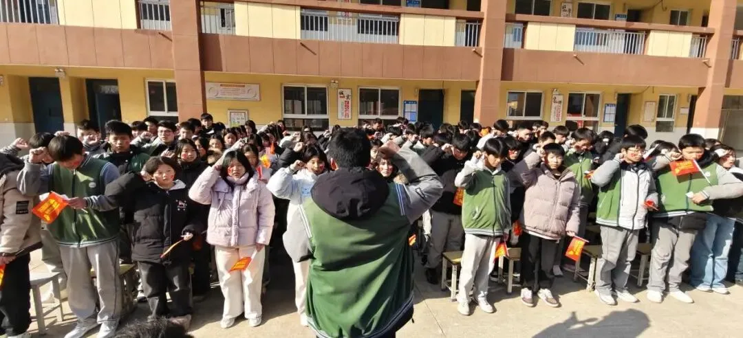 奋战百日,再创辉煌——黄圩中学开展中考百日誓师活动花絮 第7张