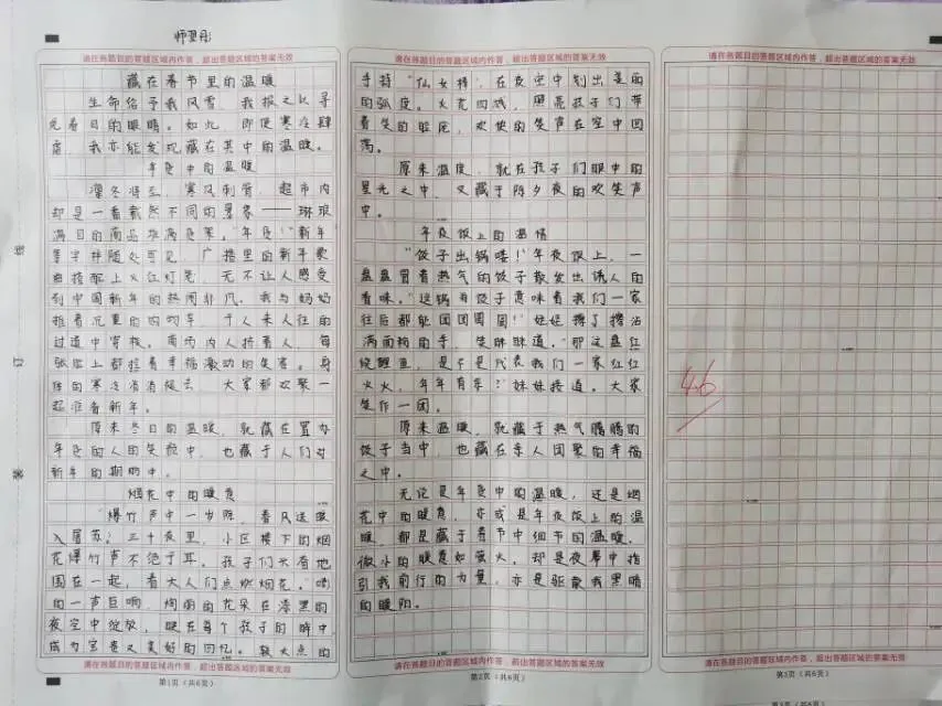 中考作文训练佳作分享(二) 第2张