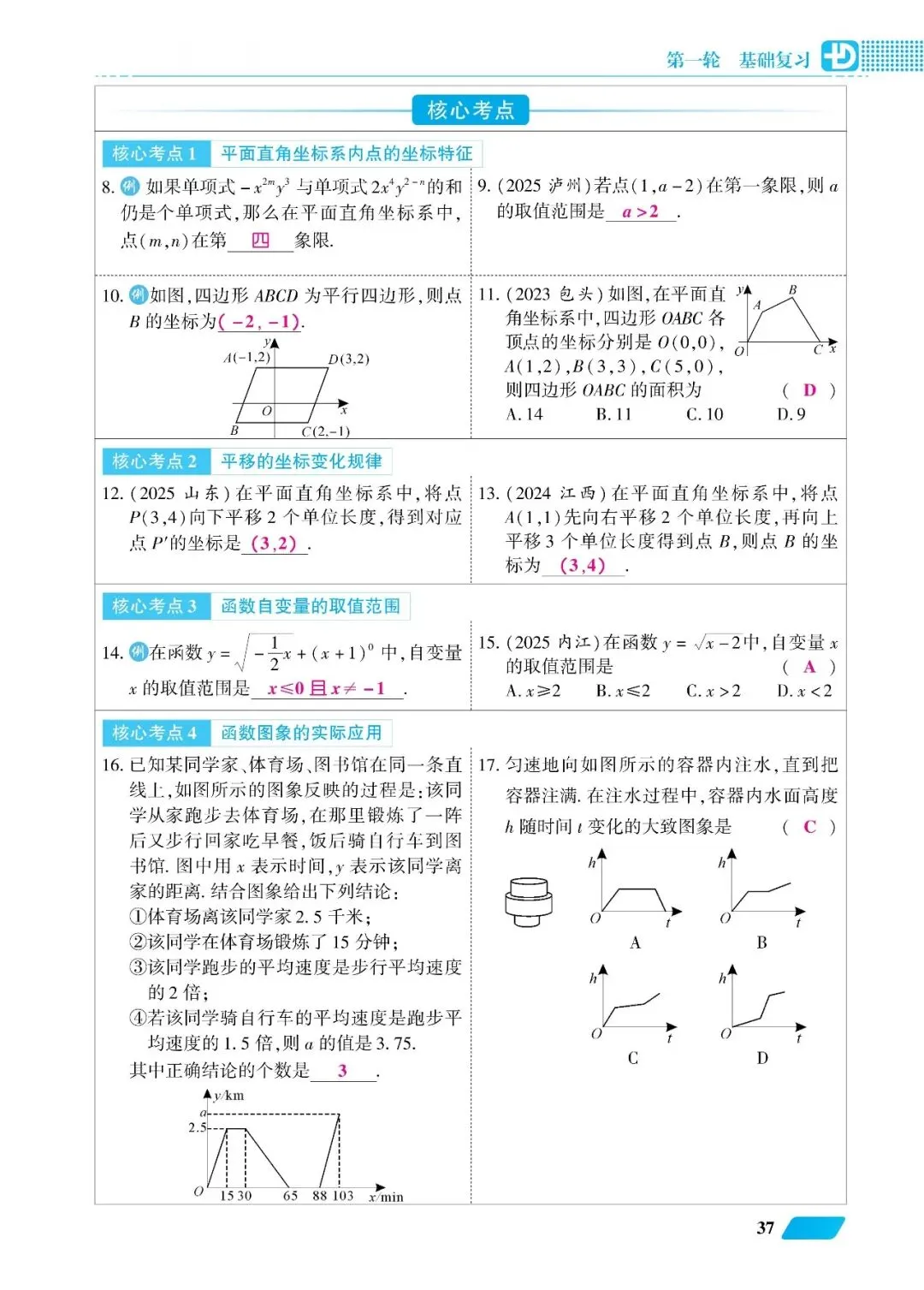 2026中考高分总复习一、二、三轮(教师版270页) 第25张