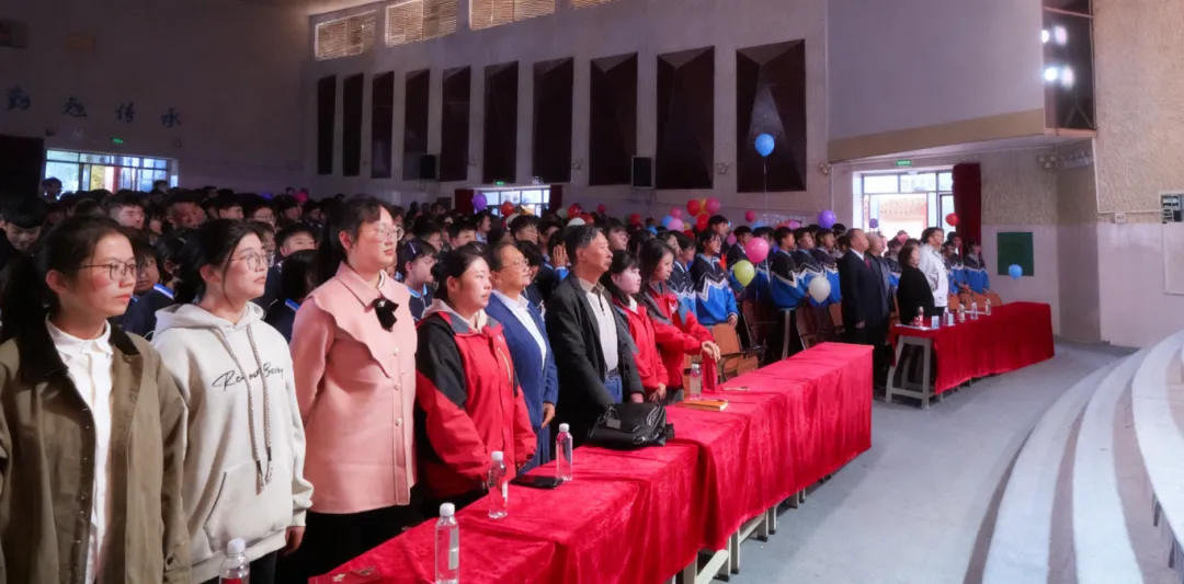 保山市瑞积中学2026届初三中考百日誓师大会燃情启幕 第3张