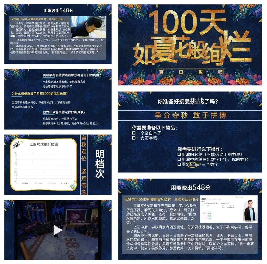 为梦想而战(中考誓师大会主题班会 第1张