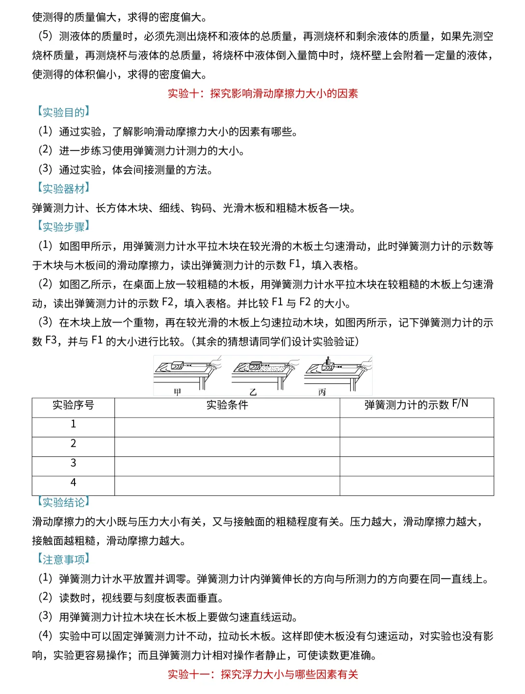 物理实验专题 | 中考15个实验大汇总来啦! 第11张