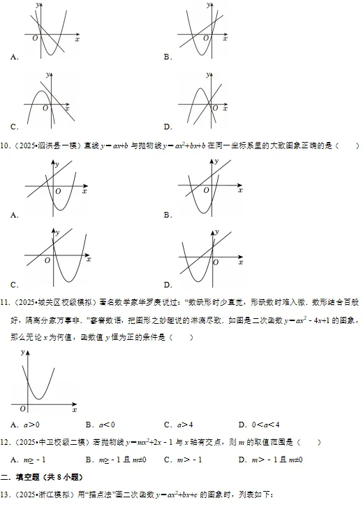 安徽中考常考专题之二次函数(免费分享) 第3张