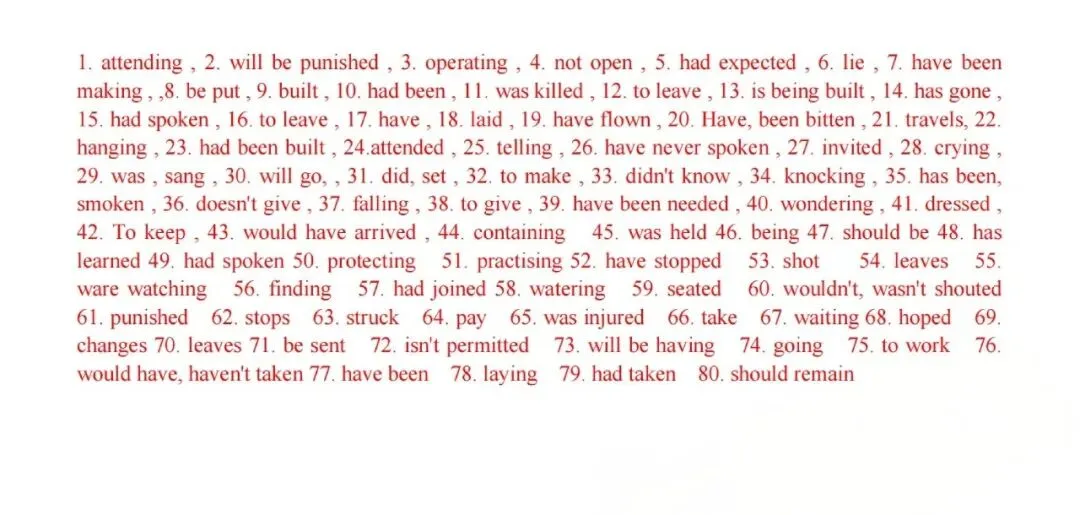 上外附中英语中考衔接语法、词形转换、句型转换、初中英语词组综合汇编 第40张