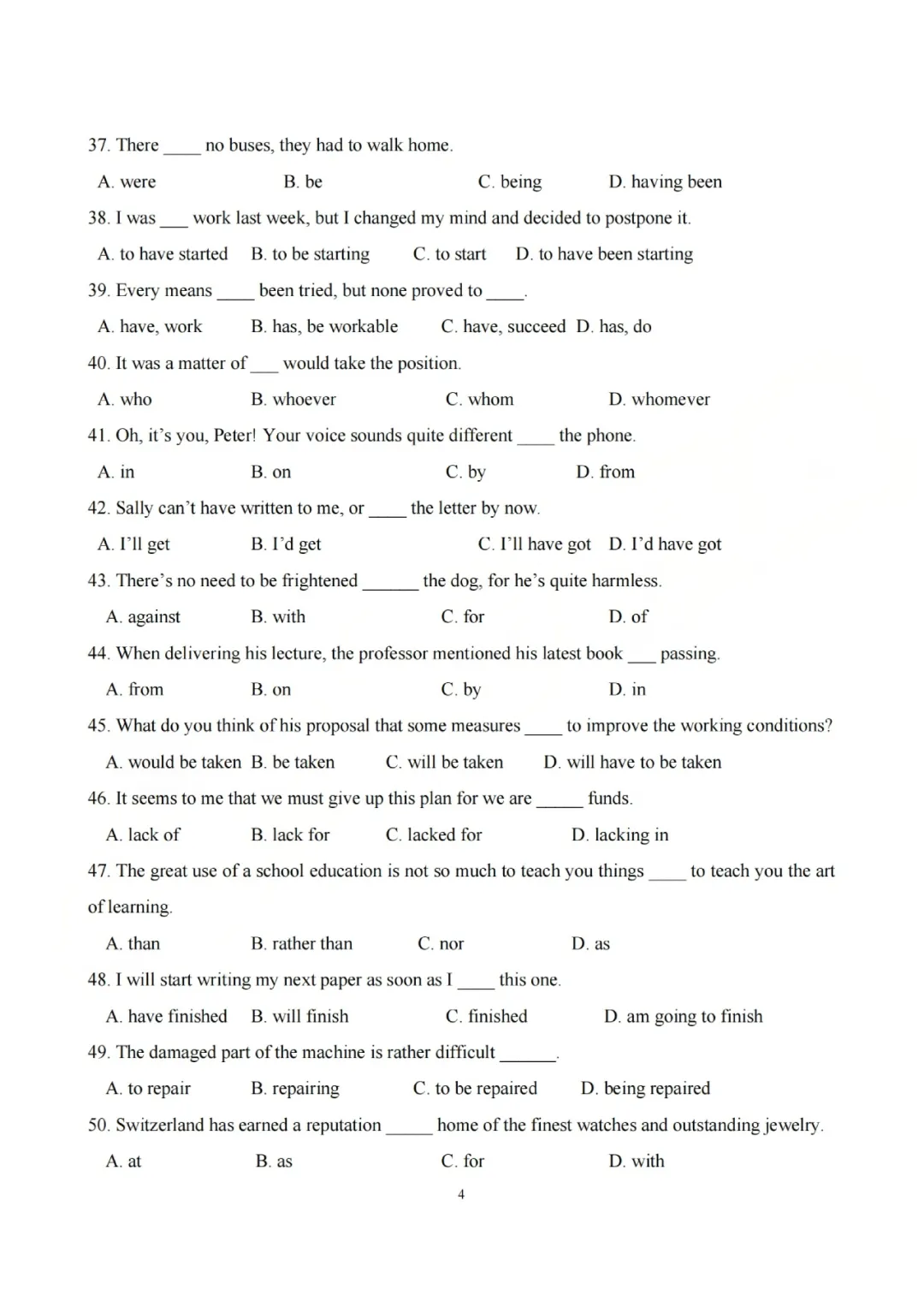 上外附中英语中考衔接语法、词形转换、句型转换、初中英语词组综合汇编 第49张