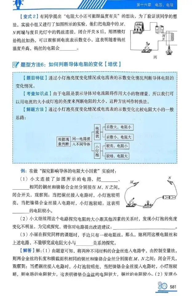 【中考物理复习】2026最新初中物理题型方法归纳汇总 第6张