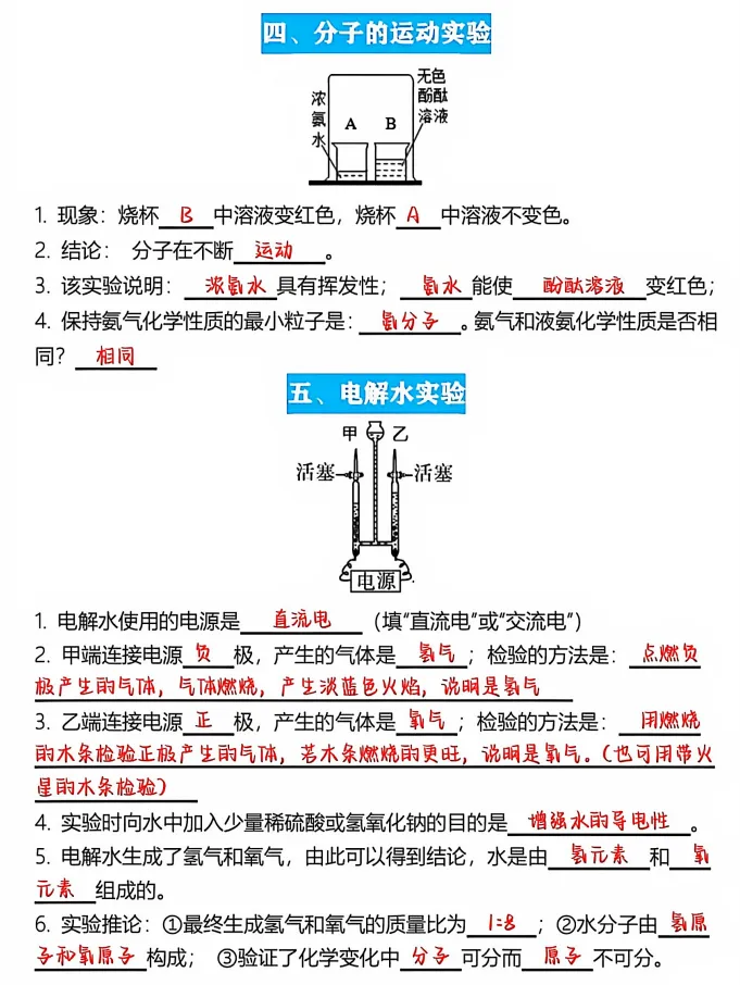 中考化学实验操作及仪器汇总 免费分享 可下载 第3张