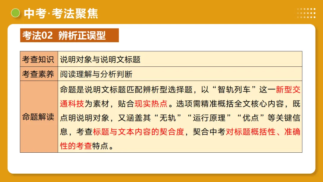 2026年中考语文复习说明文阅读第1讲《说明对象及特征》讲练测 第37张