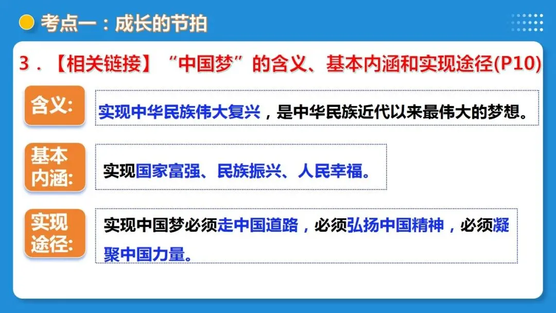 2026年中考道德与法治一轮复习 课时17 成长的节拍 青春时光(复习课件) 第17张
