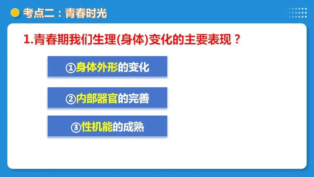 2026年中考道德与法治一轮复习 课时17 成长的节拍 青春时光(复习课件) 第28张
