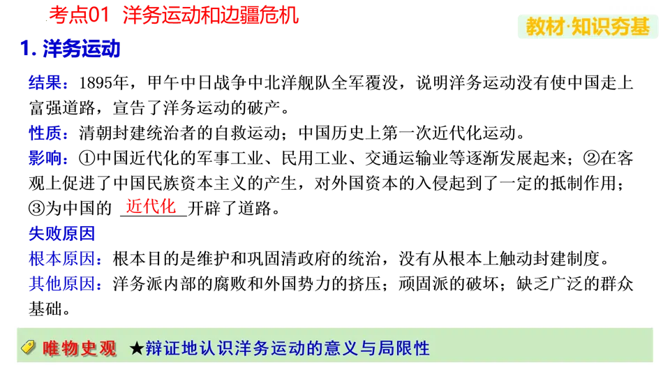 【中考复习】|专题09:近代化的早期探索与民族危机的加剧 第11张