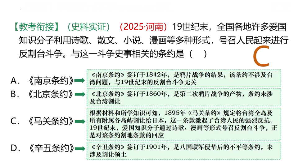 【中考复习】|专题09:近代化的早期探索与民族危机的加剧 第30张