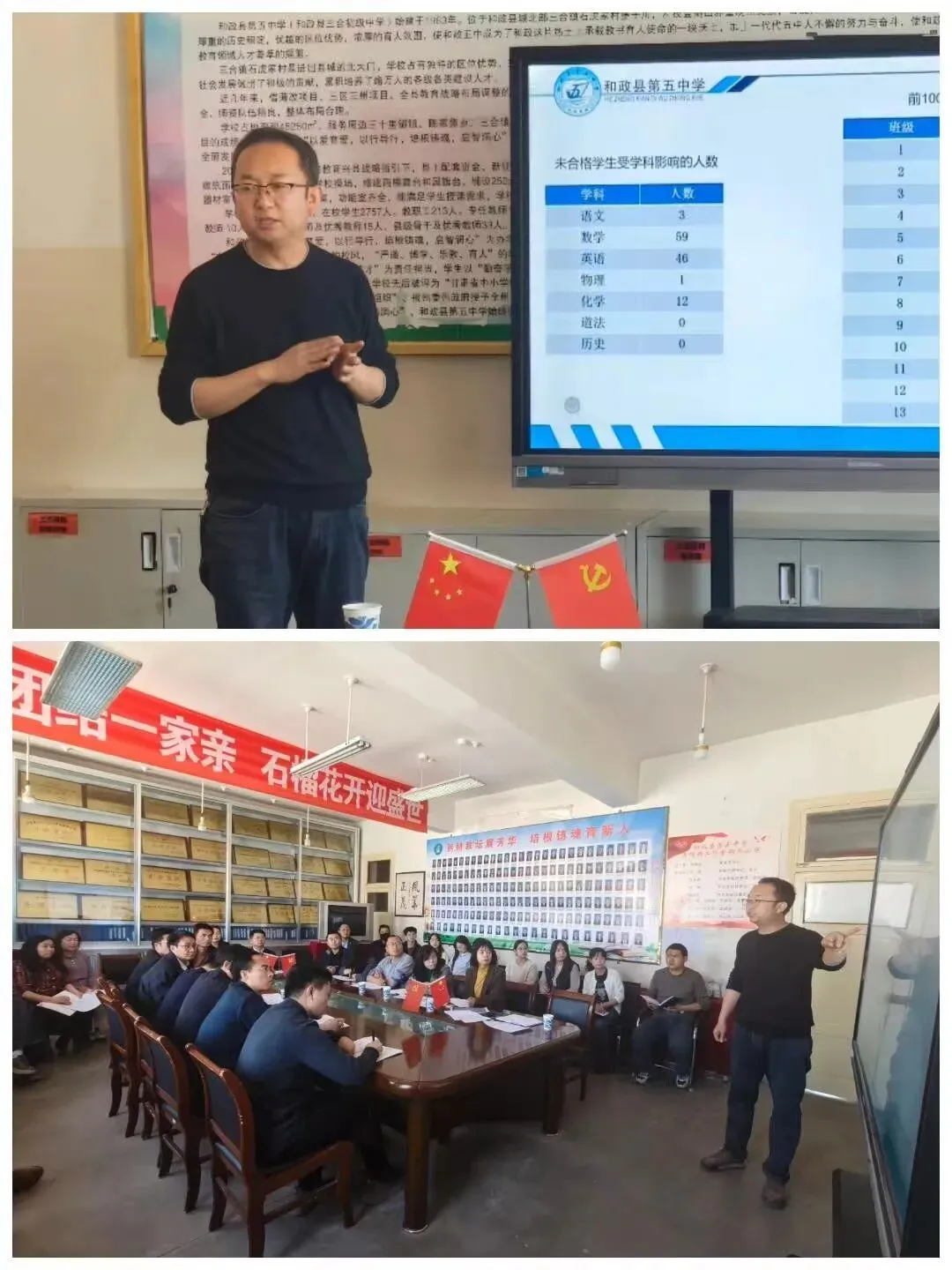 精析数据明方向 凝心聚力备中考——九年级质量分析及中考备考研讨会 第6张