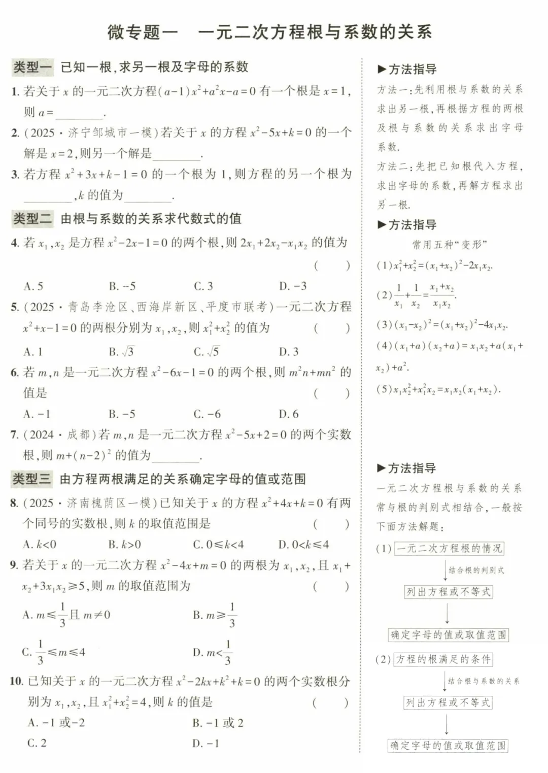 2026《中考对策•复习学案》语数理化 第9张