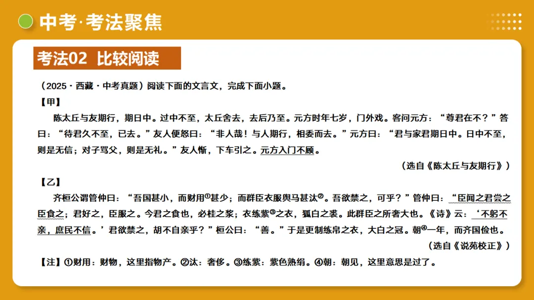 2026年中考语文复习文言文阅读第2讲《断句翻译・文白互译》讲练测 第41张