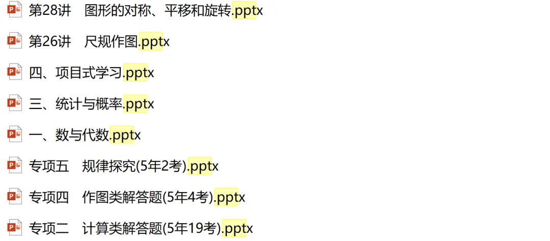 2026版导与练中考总复习数学配套ppt课件(共80+份ppt文件) 第12张