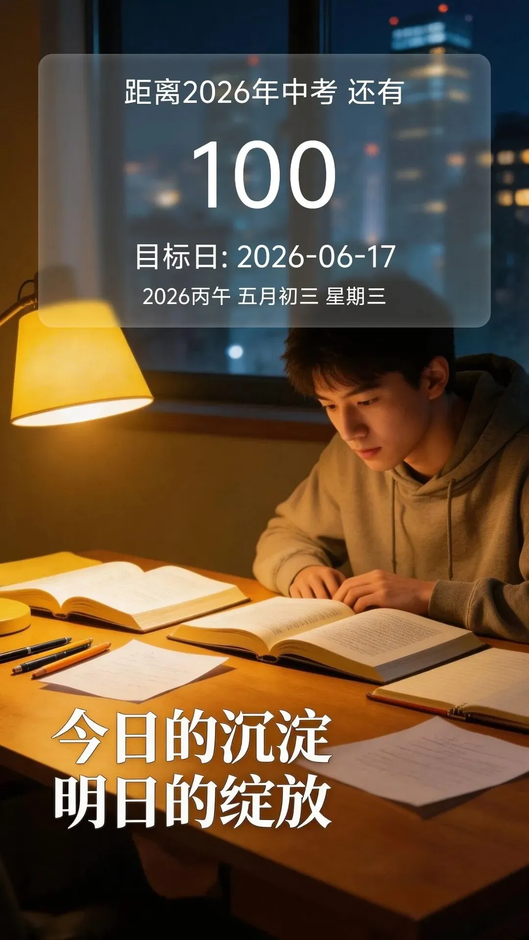 中考百日倒计时 第1张