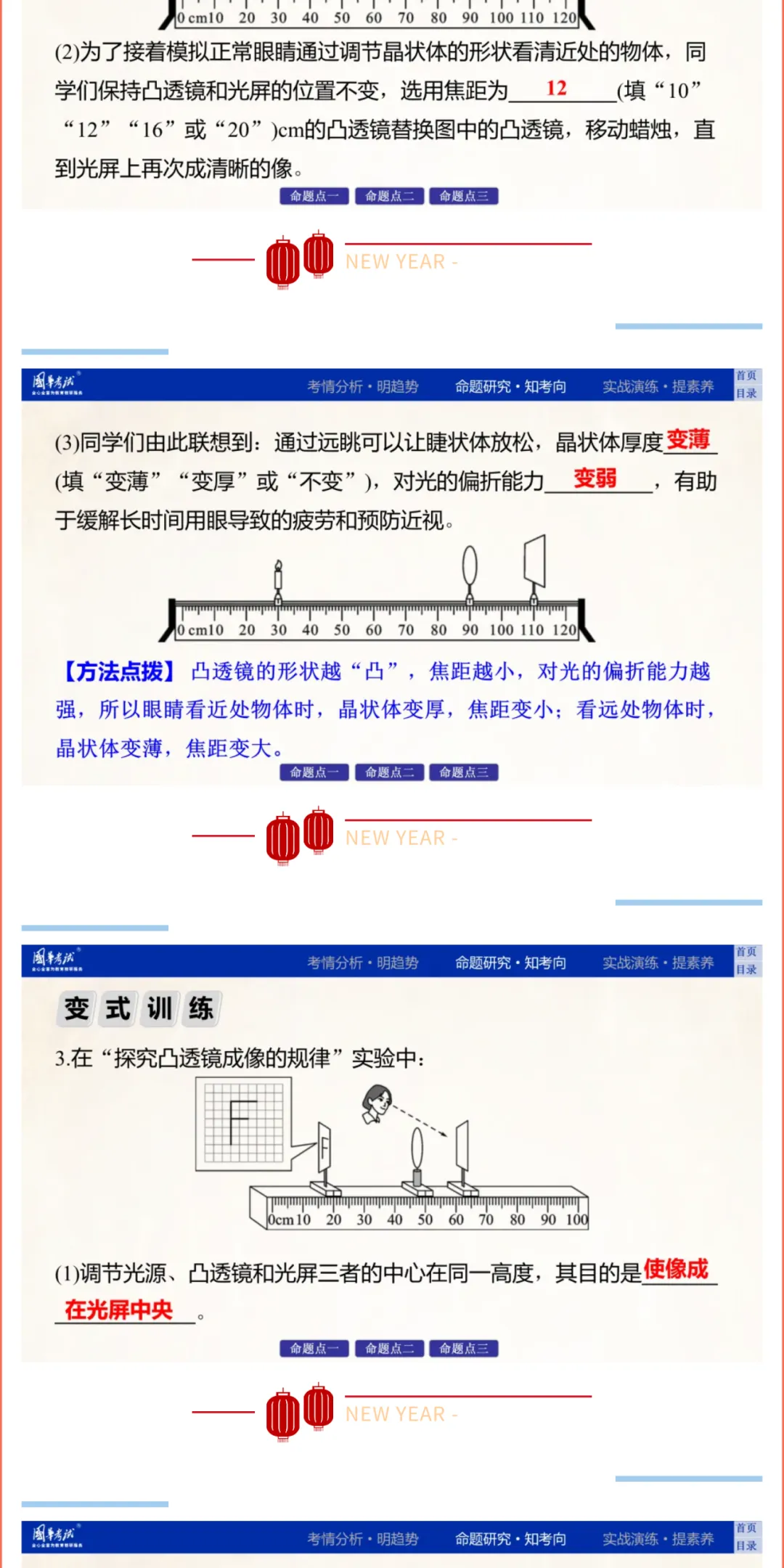 2026湖北版《解密中考• 物理》专题三 光学实验探究 第10张