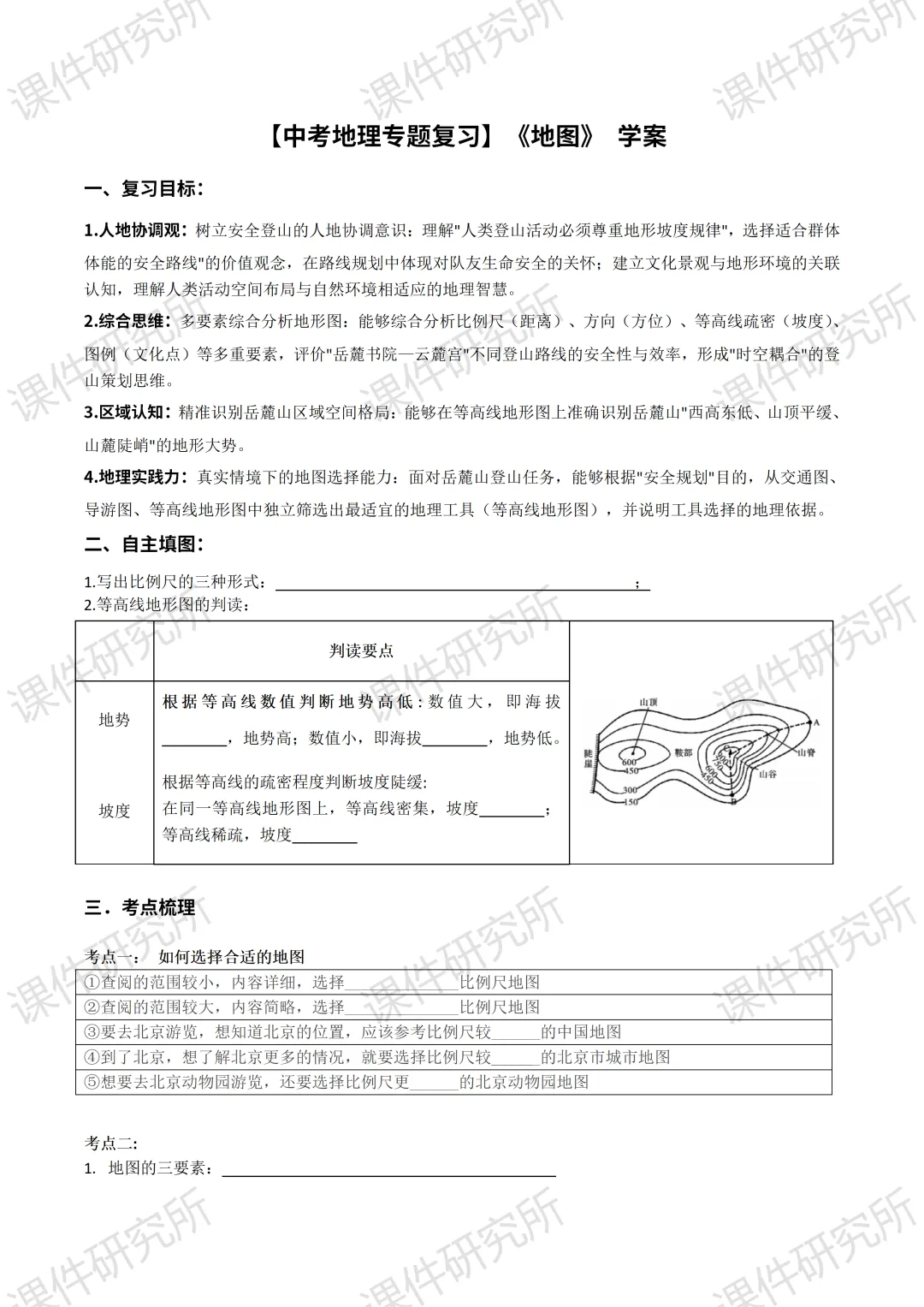 创设“岳麓山赏枫行动策划大赛”情境融入中考复习——2026版地理情境化课件,学生听课超专注丨自营系列 第42张